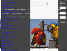 Tablet Screenshot of midlandparrots.com